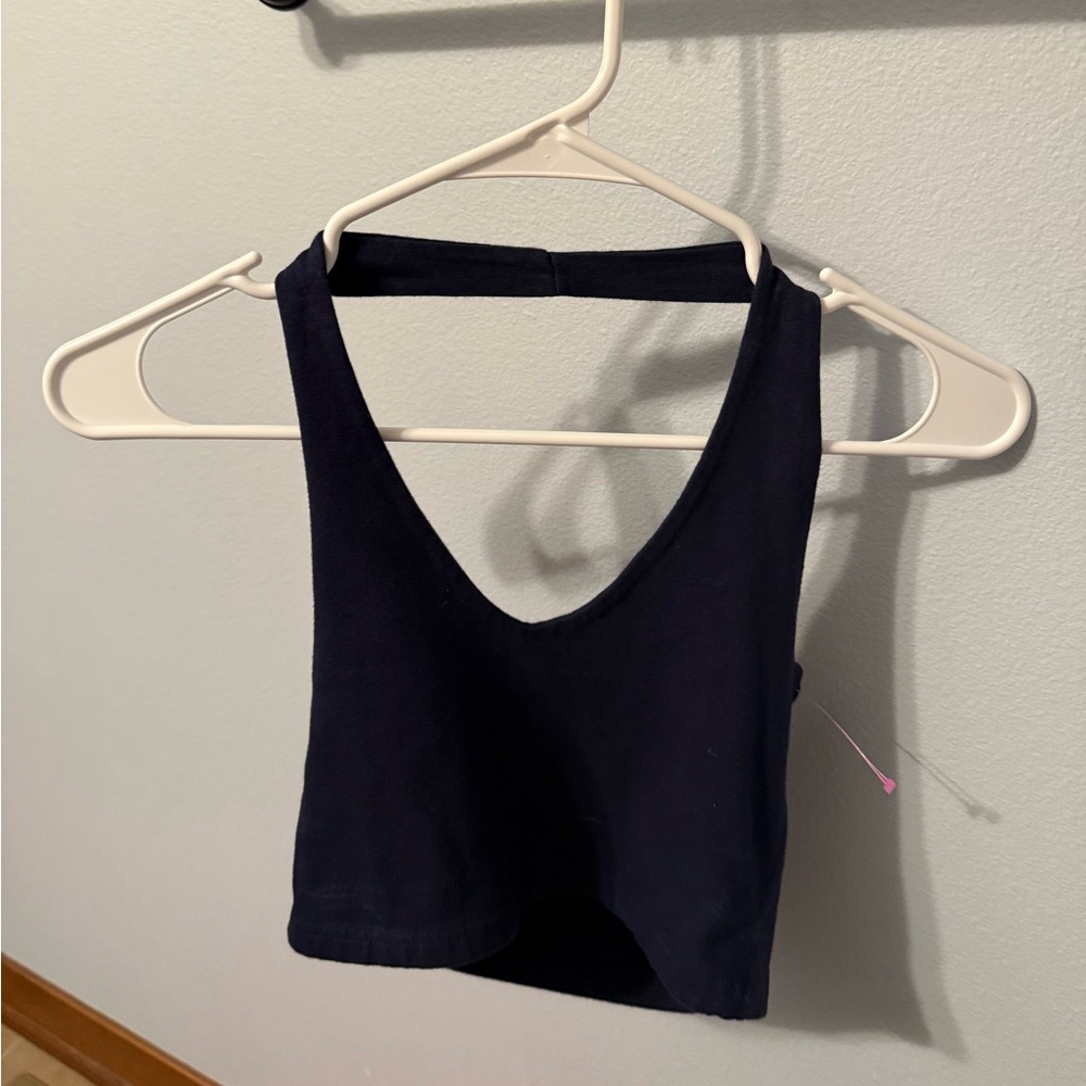 Brandy Melville Navy halter tank